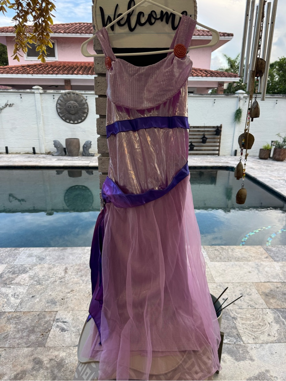 Disney Megara Girls Costume Size xl 14